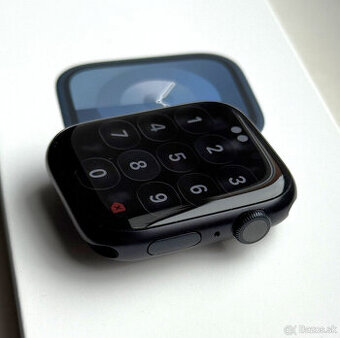 Apple watch 9 45mm Midnight AL, v záruke