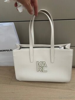 Karl Lagerfeld kabelka biela original