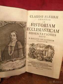 Stará historická kniha z r. 1765 Obrázky
