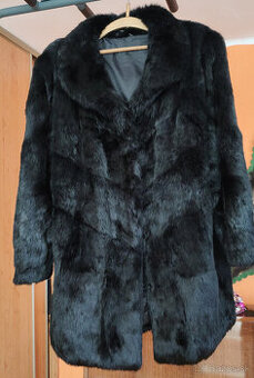 Kožuch čierny zajac dámsky