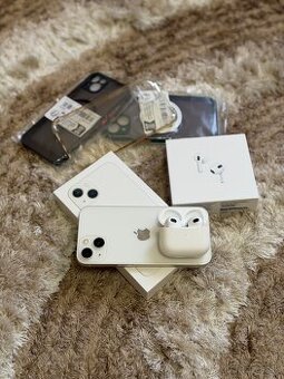 iPhone 13+ AirPods 3+ ochrane skla a kryty