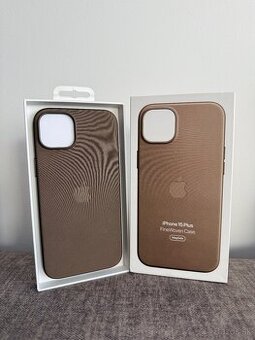 NOVÝ Kryt na iPhone 15 Plus FineWoven Case s MagSafe -béžový