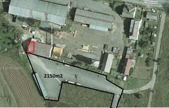 Pronájem asfaltová plocha, kancelář