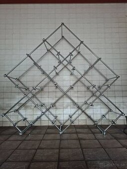 Predám masívny oceľový regál na disky