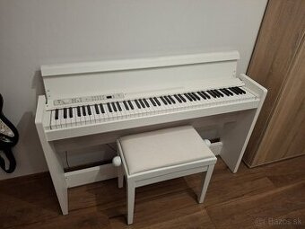 Predám digitálne piano KORG LP-380 WH + stolička