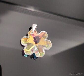 Swarovski kryštal privesok snehová vločka