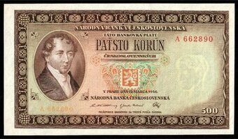 Bankovka 500 koruna
