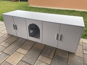 skrinka na podstielku pre 2 mačky