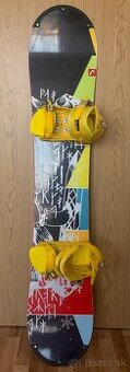 Snowboard Head 158 cm, viazanie Stuf, topánky Nike Vapen