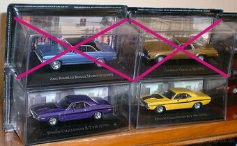AMC,DODGE,CHEVROLET, AMERICAN CARS, 1:43 , ALTAYA,DE AGOSTI.