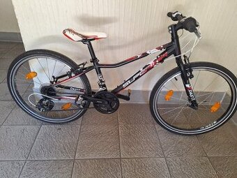 Predám detský bicykel 24kola Superior cierny