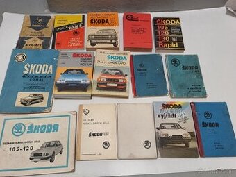 ŠKODA staré katalógy, príručky, knihy, náhradné diely