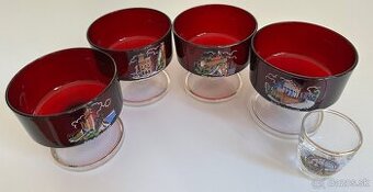Retro poháre REP. S. MARINO France zberateľský set za 4eur