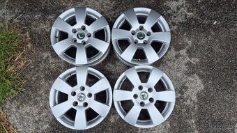 Predám zachovalé elektróny originál Škoda 5x112r15