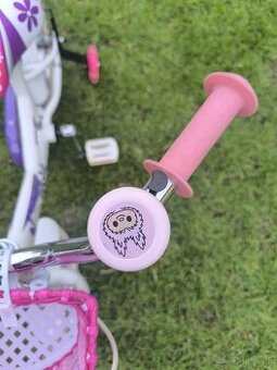 Dievčenský bicykel veľkosť 14 s pomocnými kolieskami
