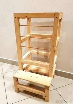 Predám detskú drevenú vežu MONTESSORI