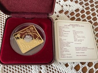 Zlatá minca 10000 Sk 2003-Vznik Slov. republiky-10. výročie