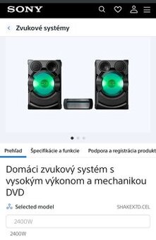 Sony shake x70D