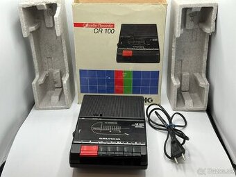 Grundig CR 100-prenosný mono kazetový magnetofón
