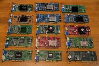 RETRO AGP GRAFICKÉ KARTY