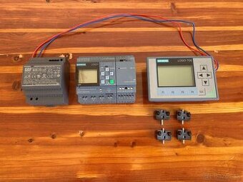 PLC Siemens Logo + HMI LOGO + zdroj +analog