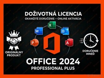 🔹 MS Office 2024 Pro Plus [DOŽIVOTNÁ LICENCIA] 🚀 DO 2 MIN