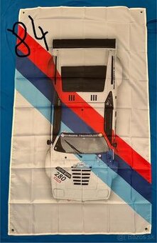 84 - Banner - vlajka BMW M1 ''M'' barvách 90x150