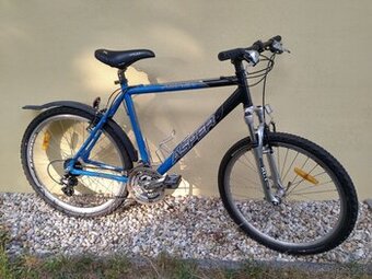 Horský bicykel ASPER , odpr. vidla,26"kol. 19"rám, Hliník