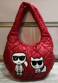 Dámska kabelka Karl Lagerfeld - červená - 1