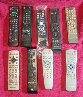 Dialkové ovládače Samsung, Panasonic, Univerzal