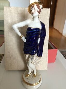 Porcelánová figurálna soška - Dáma