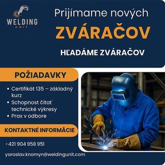 Zvárač v Dunajskej Strede