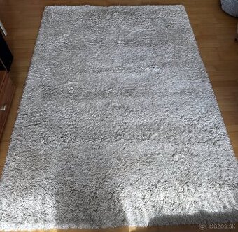 Shaggy koberec 225 × 164 cm – béžový