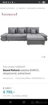 Predam novú sedaciu súpravu