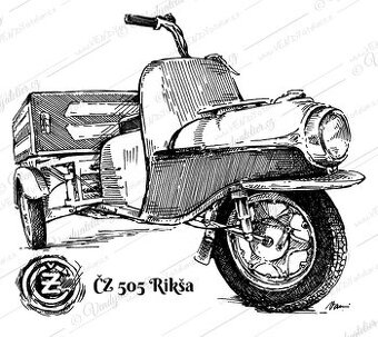 Čz 175 / 505 rikša na opätovne prihlasenie