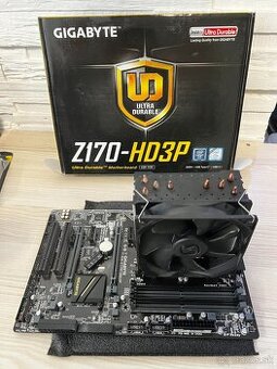 Procesor I5 6600 + matičná doska gigabyte Z170-HD3P