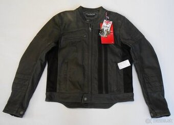 Kožená bunda CAFE RACER - vel.50/M - broušená kůže
