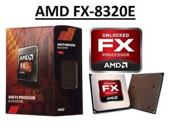 AMD FX-8320E | socket AM3+ | TURBO 4Ghz + věžový chladič