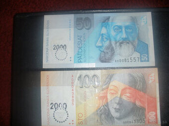 Predám miléniové bankovky