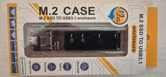 M.2 NVME PCIe NGFF SATA Dual Protocol SSD Puzdro Priehľadné