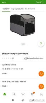 Skladací box pre psov
