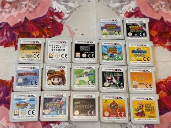 Nintendo 3ds hry - bez obalu, originalne cena od