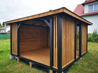 Záhradný drevený altánok Eden 4x4m
