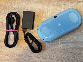 Playstation Vita slim light blue white + 8gb karta