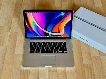 MacBook Pro 15" i7-2GHz,4j/8GB/256GB, NOVÁ BATÉRIA