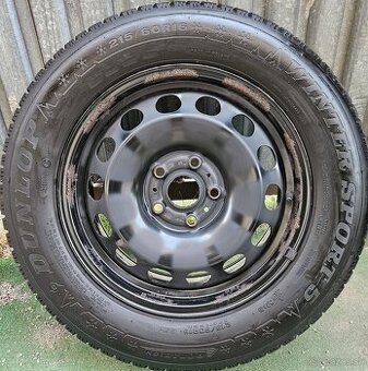 Originálna zimná sada VW - 5x112 R16 + DUNLOP 215/60 r16