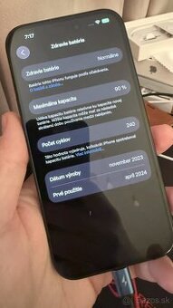 Apple iPhone 15 256 GB Black