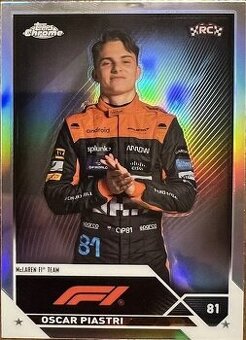 TOPPS CHROME F1 2023 OSCAR PIASTRI