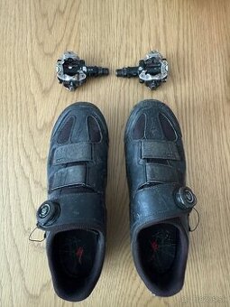 Predám topánky Specialized MTB Comp + pedale