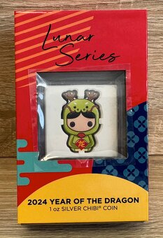 Lunar Series 2024 Chibi strieborná minca 2.000ks